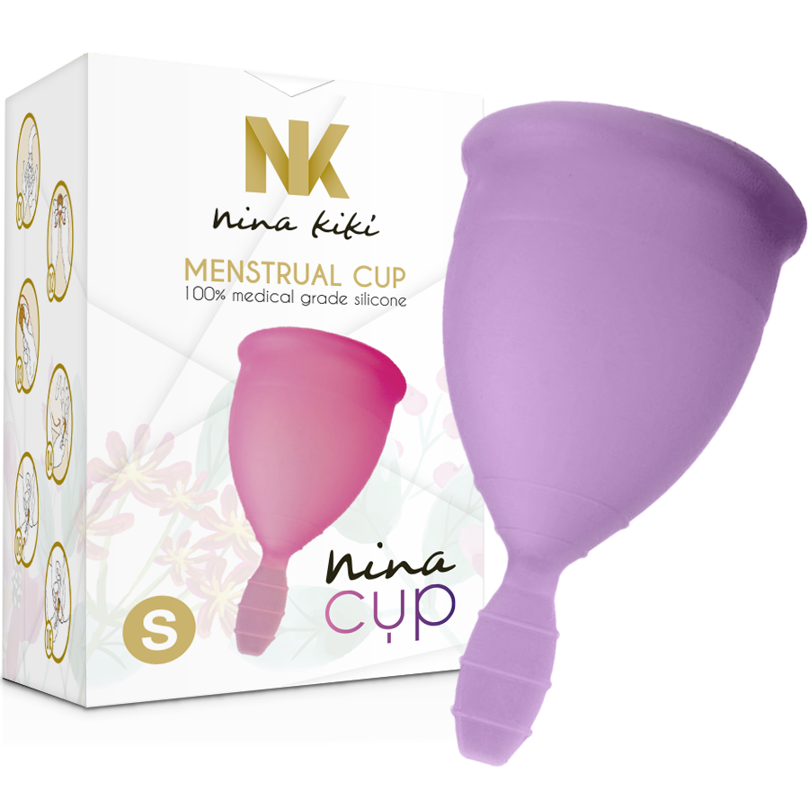 Copa Menstrual Nina Kikí Morada Talla S