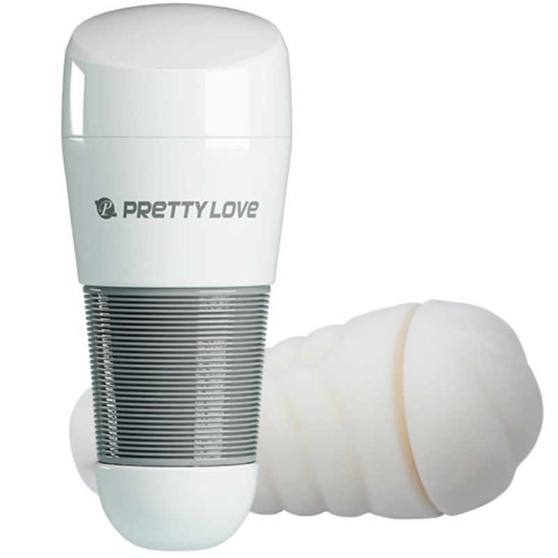 Pretty Love Kitty White - Masturbador Masculino con Diseño Realista