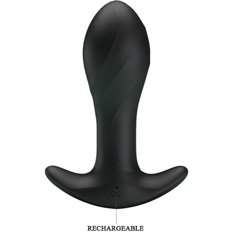 Pretty Love Black Anal Vibrator - Estimulador de Diseño Ergonómico