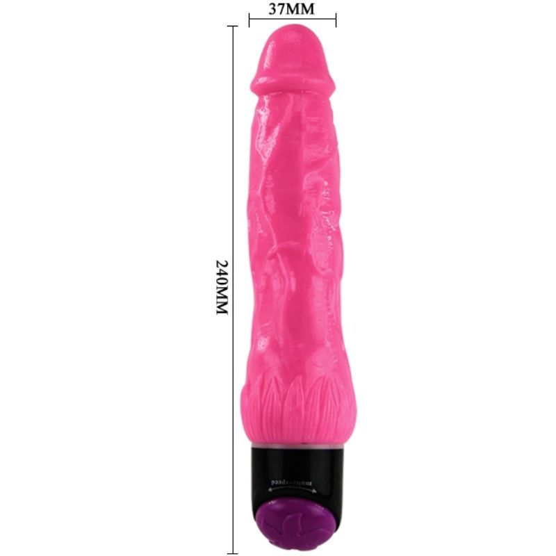 Vibrador Realista Baile Colorful Sex Lilac 24 cm