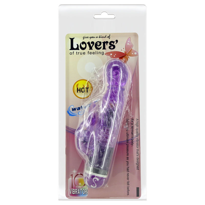Baile Multive Speed Vibrator con Estimulador Lila