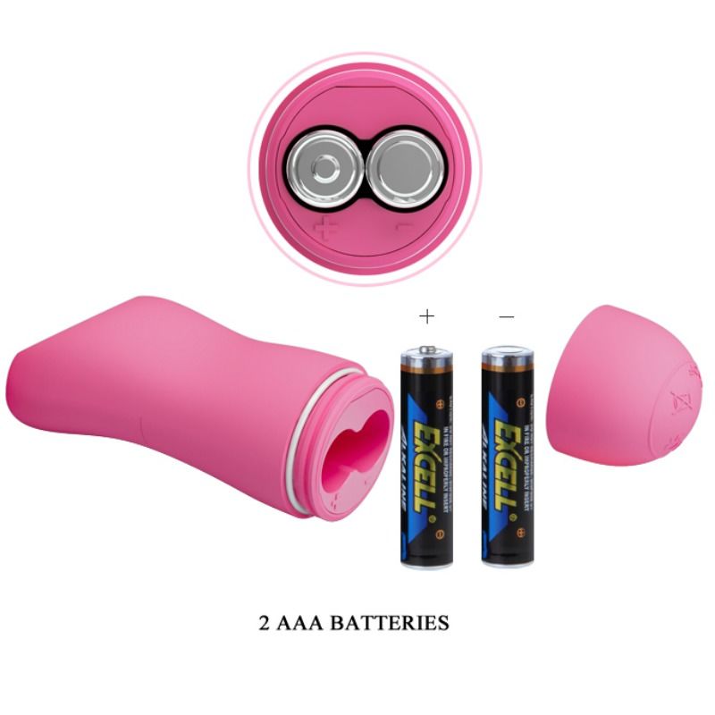 Baile Romantic Wave - Pinzas Vibratorias con Electroshock Fucsia