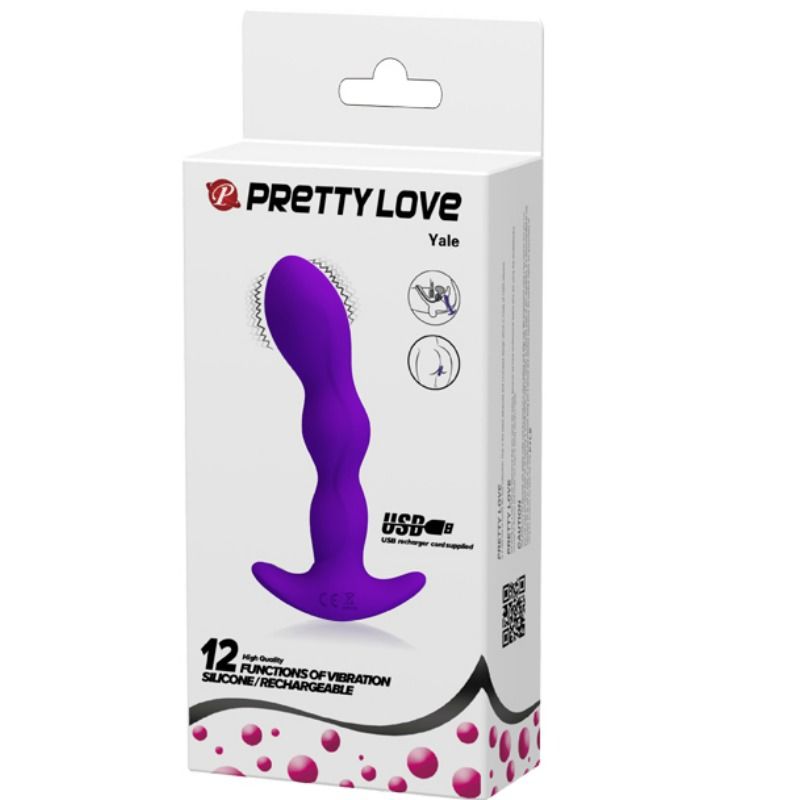 Pretty Love Anal Massager - 12 Modos de Vibración Lilac