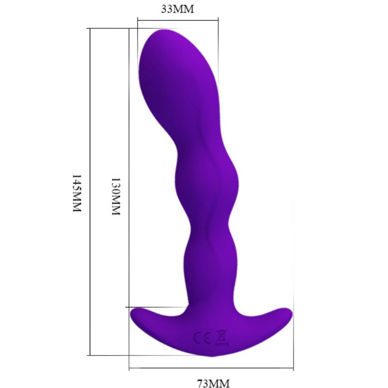 Pretty Love Anal Massager - 12 Modos de Vibración Lilac