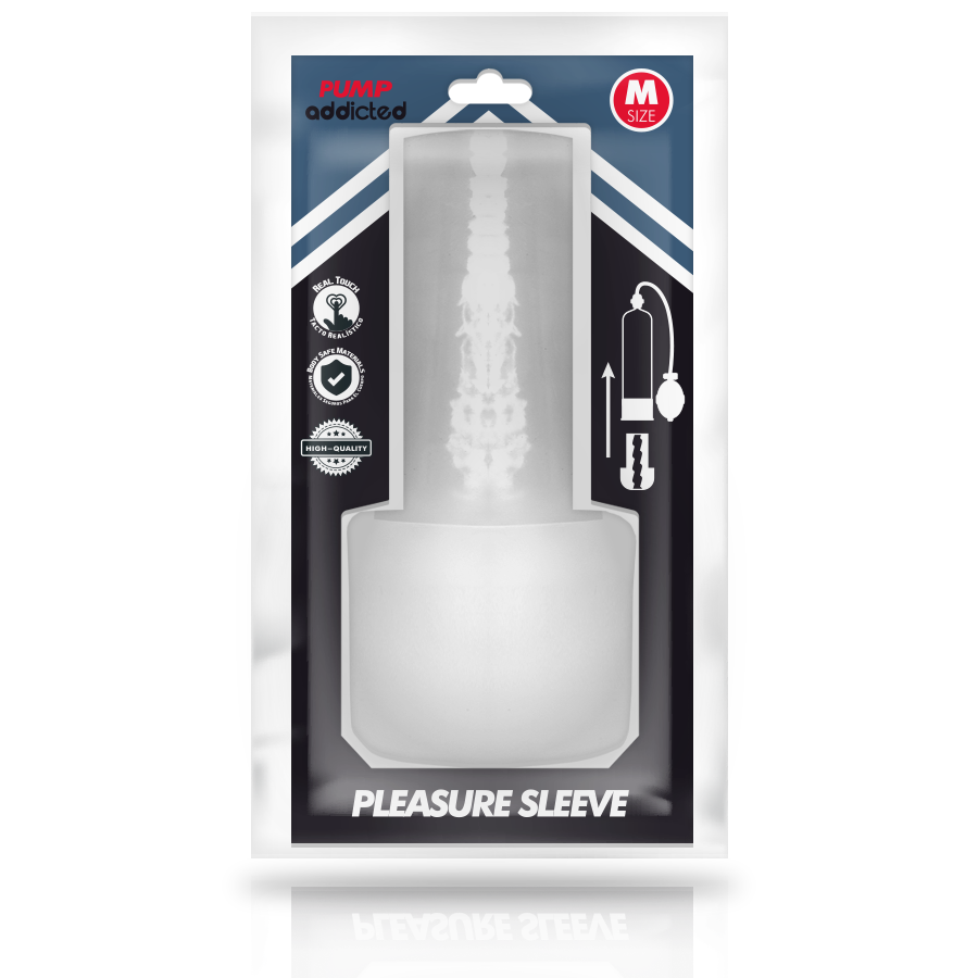 Pump Addicted Pleasure Sleeve Masturbador Talla M