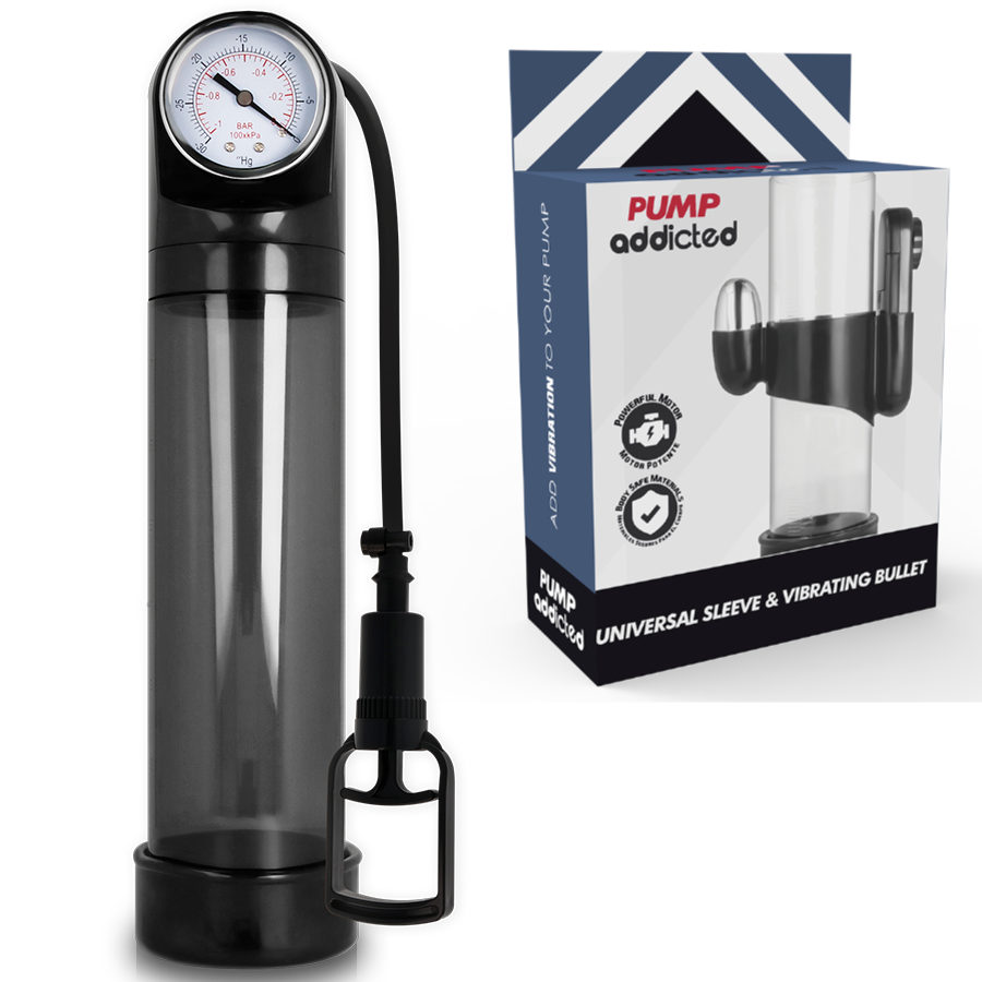 PUMP ADDICTED RX9 Black Vibrator
