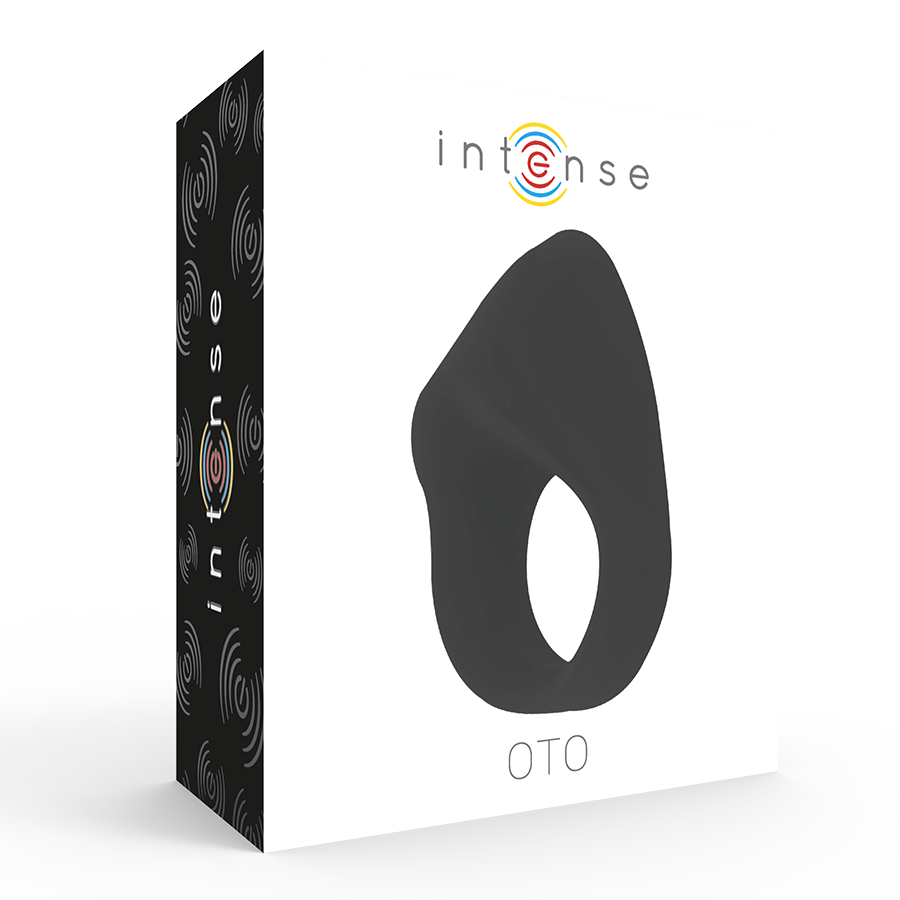 Intense OTO Black Rechargeable Vibrator Ring