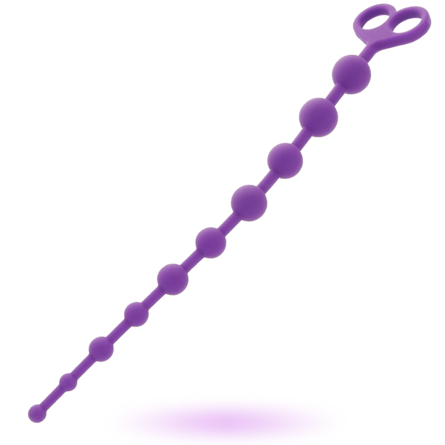 Intense Jaiden Anal Beads Lilac - Juguete Íntimo