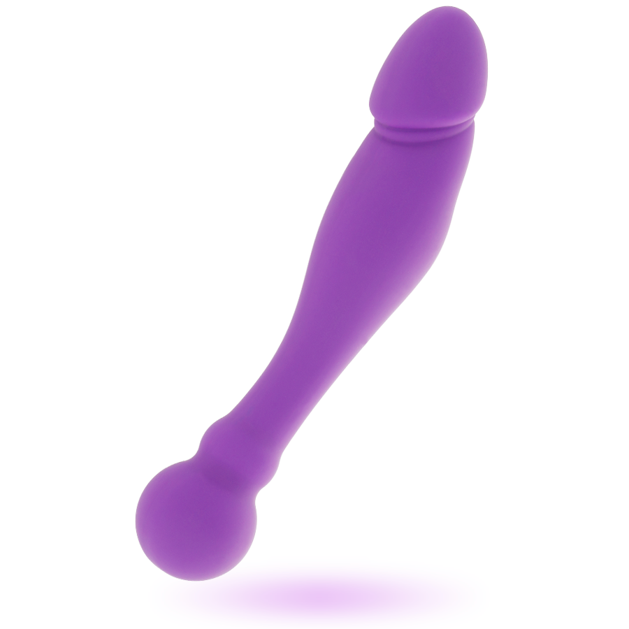 Intense Silicone Rick Dual Lilac - Dildo de Silicona Premium