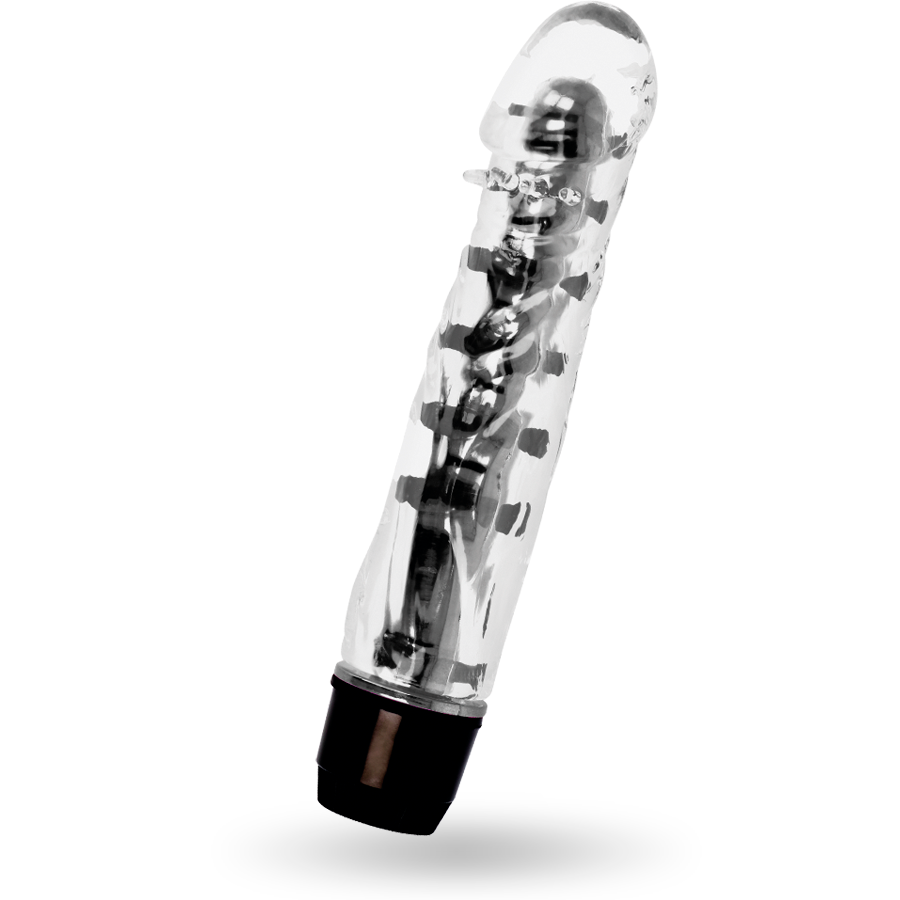 Glossy Lenny Vibrator Black - Vibrador de Diseño Compacto