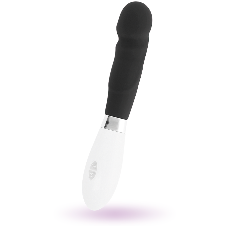 Glossy Paul Vibrator Black - Vibrador de Diseño Discreto