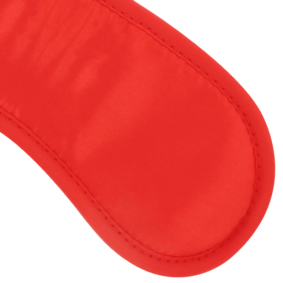 Darkness Straight Red Mask - Máscara de Ojos PVC Ajustable