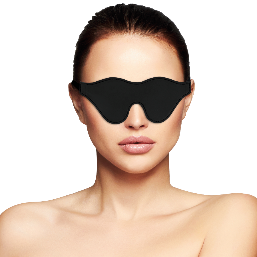Darkness Black Mask - Máscara de Ojos PVC Ajustable