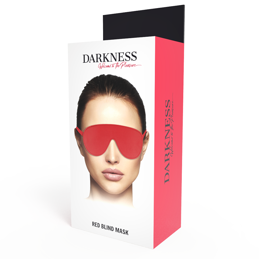 Darkness High Quality Red Mask - Máscara de Ojos PVC Ajustable
