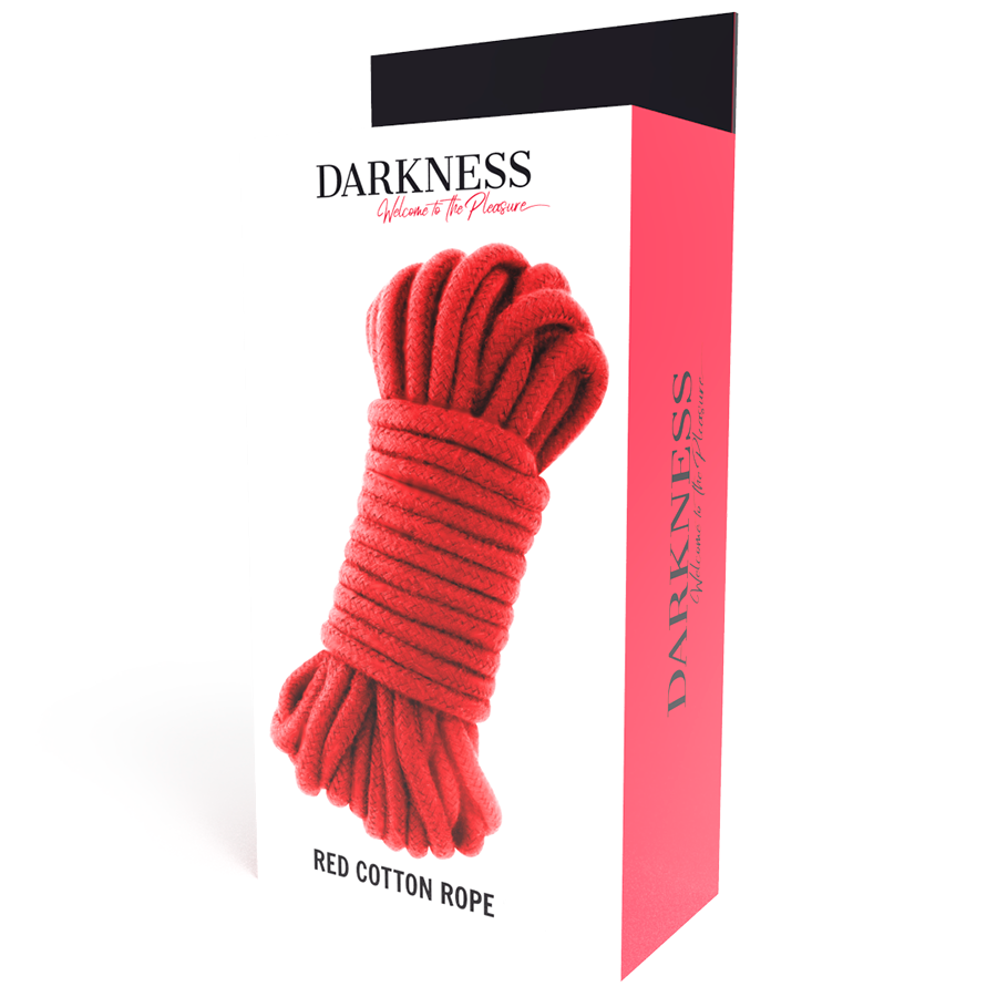 Darkness Japanese Rope 5 m Rojo - Cuerda de Bondage