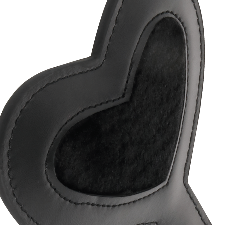 Darkness Black Fetish Love Velor Paddle - Pala de Dominación Premium