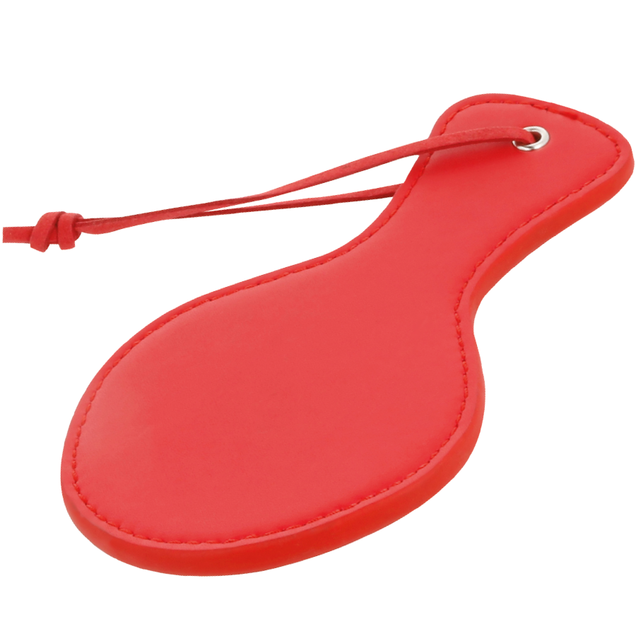 Pala BDSM Darkness Red Rounded - Fetish Paddle con Pinchos