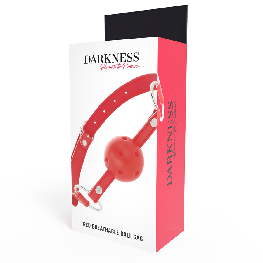 Darkness Red Breathable Gag - Accesorio Bondage
