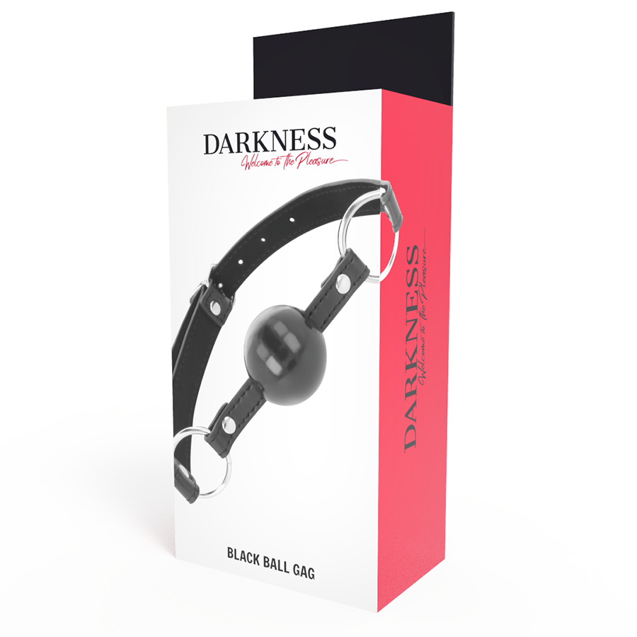 Darkness Black Ball Gag - Mordaza de Bola para Bondage