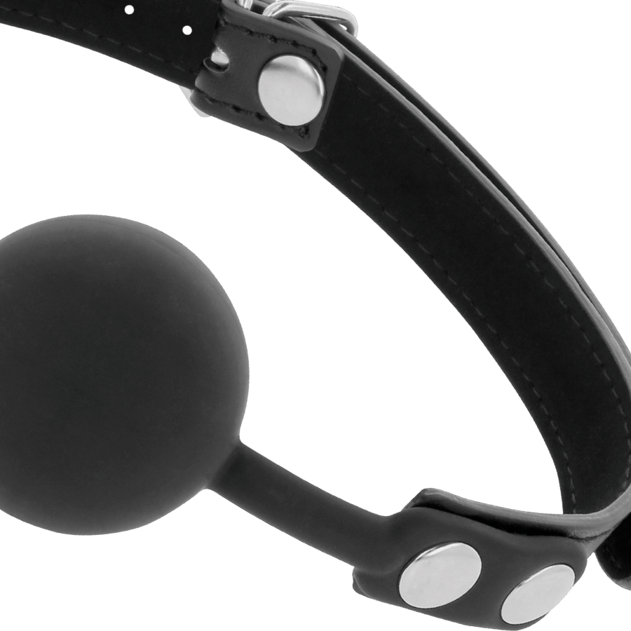 Darkness Black Silicone Gag - Mordaza de Silicona