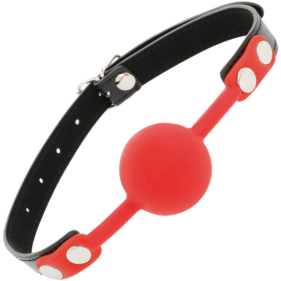 Darkness Red Silicone Gag - Accesorio Bondage