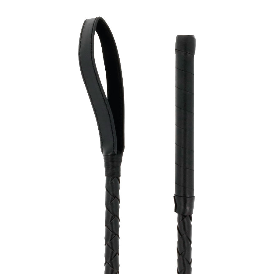 Darkness Fetish Black BDSM Whip - Látigo Negro 55 cm