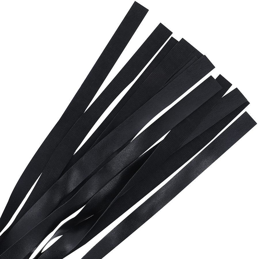 Darkness Black Bondage Whip 51 cm - Flogger Negro Profesional