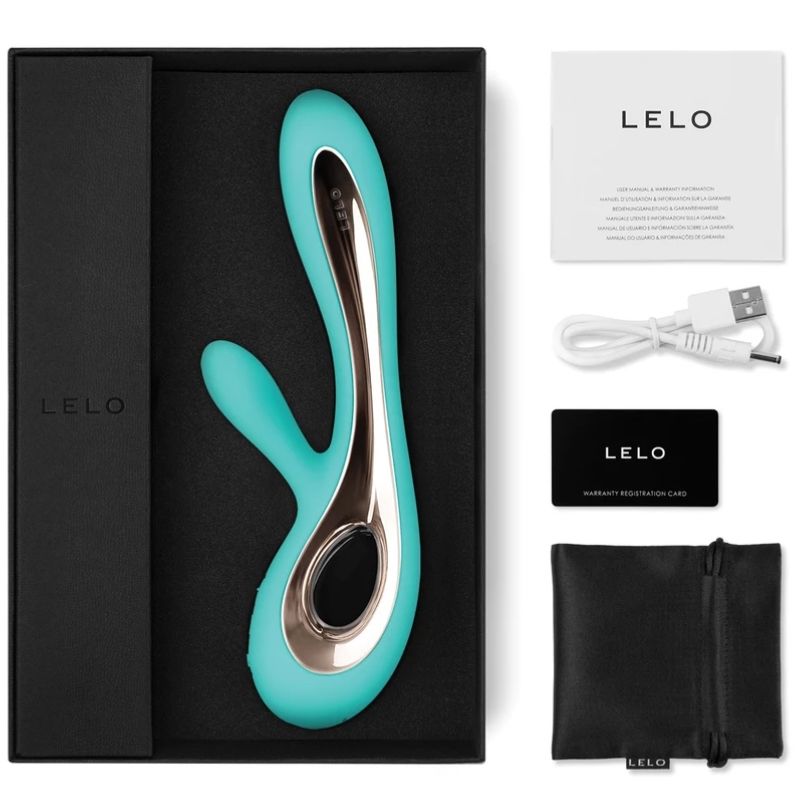 LELO Soraya 2 Rabbit Aqua Green - Vibrador de Diseño