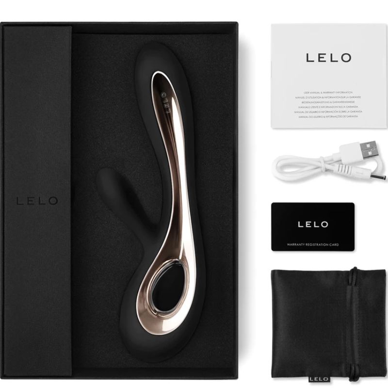 LELO Soraya 2 Black - Vibrador Rabbit de Lujo