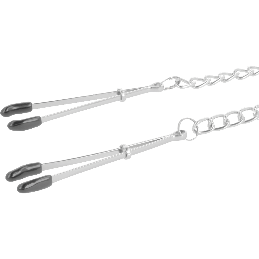 Darkness Adjustable Metal Nipple Clamps - Pinzas Ajustables de Precisión