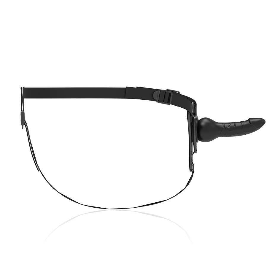Fetish Submissive Harness Negro Silicona 16 cm