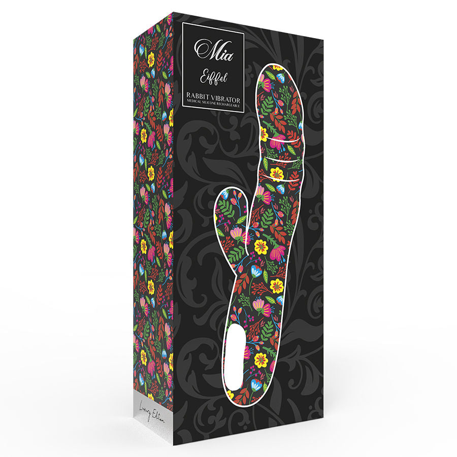 Mia Eiffel Vibrador Rotador Azul Turquesa