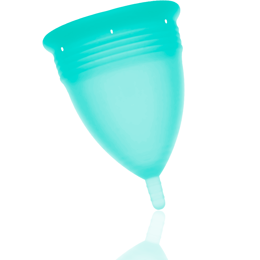 Stercup Copa Menstrual Silicona FDA Talla L Aquamarine