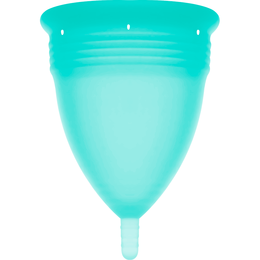 Stercup Copa Menstrual Silicona FDA Talla L Aquamarine