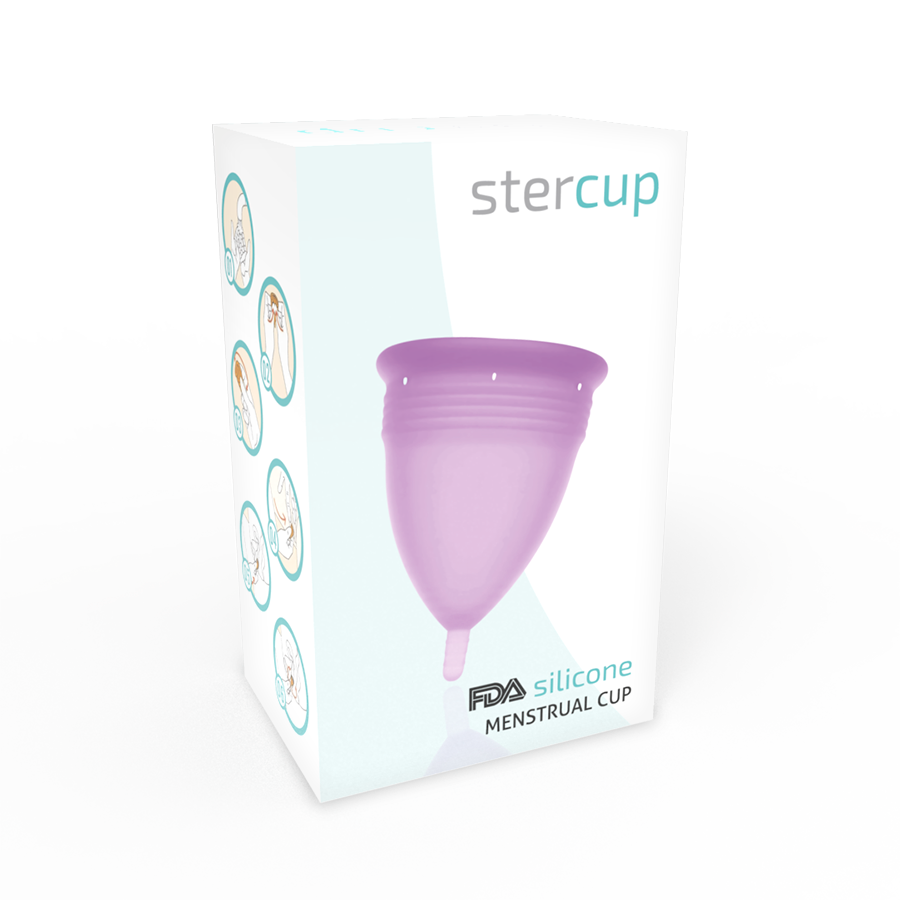 Stercup Copa Menstrual Talla L Silicona FDA Lila