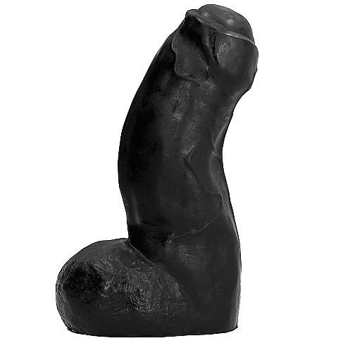 All Black Realistic Dong Black 17 cm