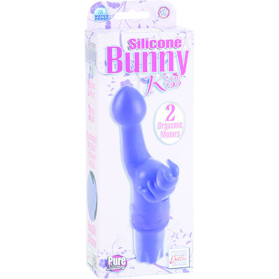 CalExotics Kiss Silicone Bunny Kiss Purple