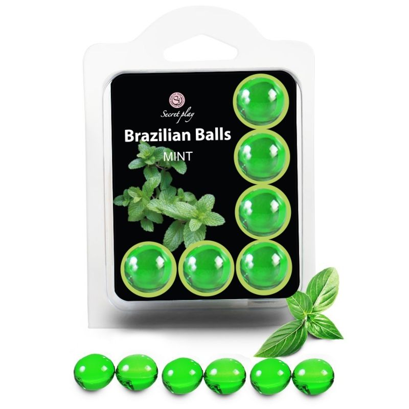 Set 6 Brazilians Balls Mint - Secretplay