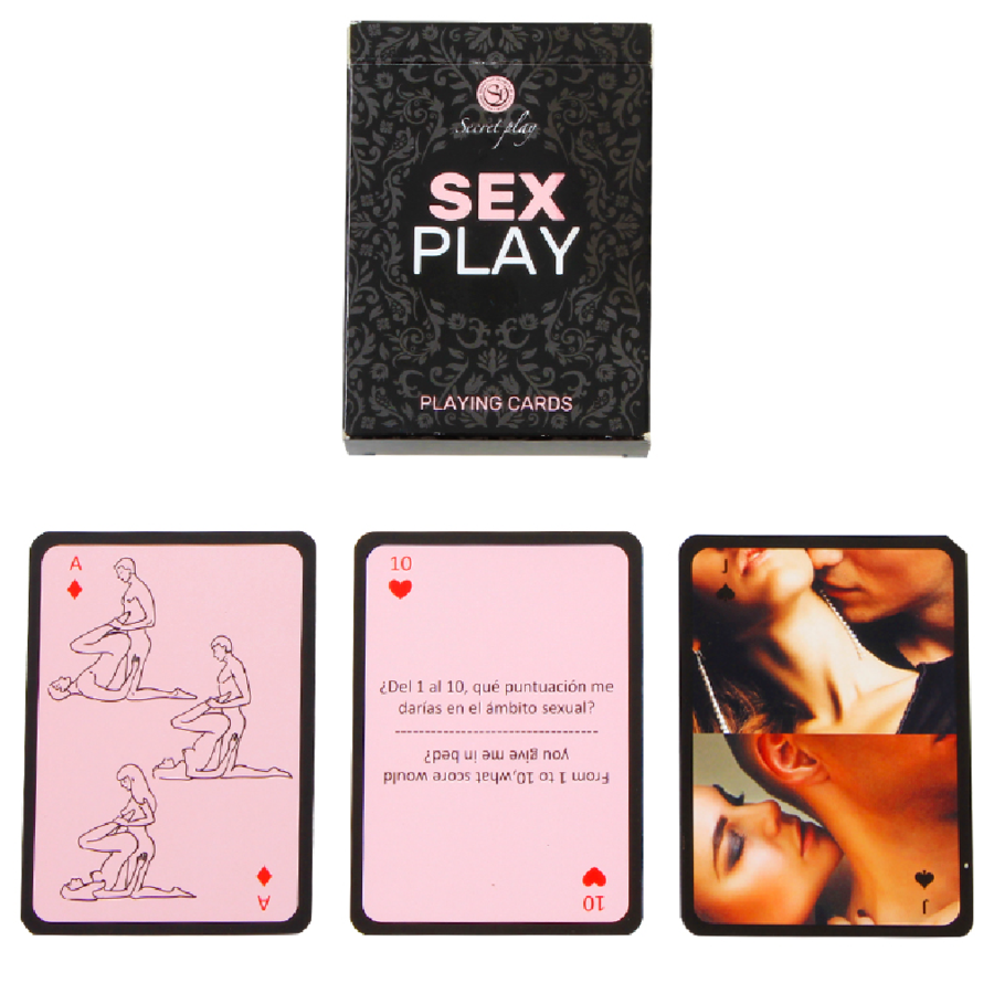 Secretplay Sex Play Playing Cards - Juego de Cartas para Adultos