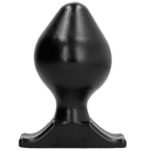 All Black Plug Anal 16,5 cm - Vinilo Seguro para Entrenamiento
