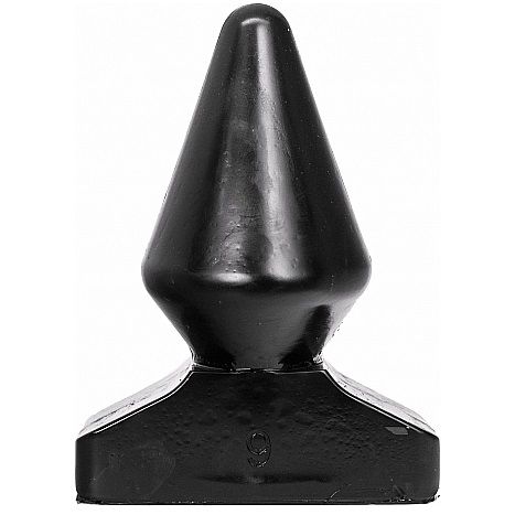 All Black Anal Plug 18,5 cm - Buttplug de Cono Hipoalergénico