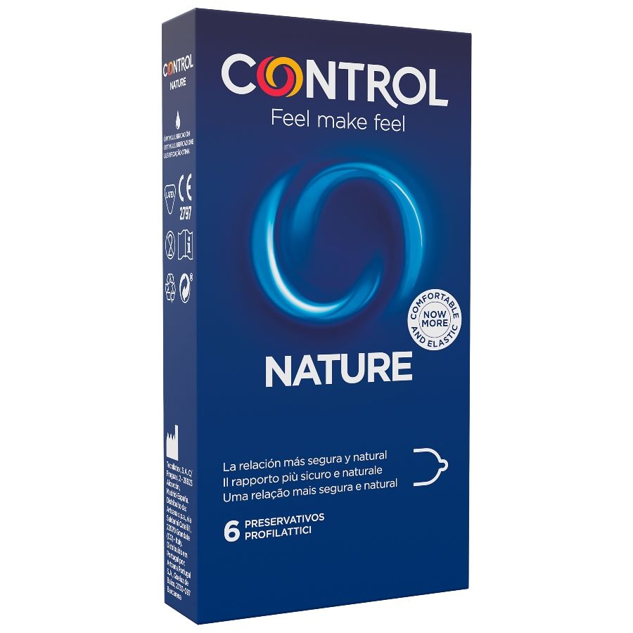 Control Adapta Nature Preservativos 6 Unidades - Látex Natural