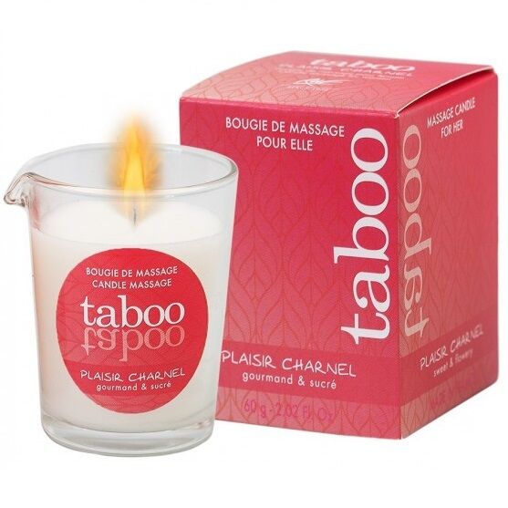 RUF Taboo Massage Candle for Her - Aroma Cocoa Flower