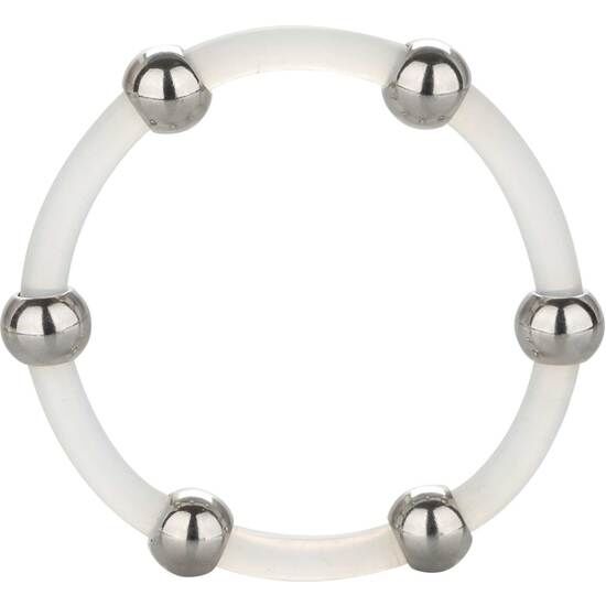 CalExotics Steel Beaded Silicone Ring XL