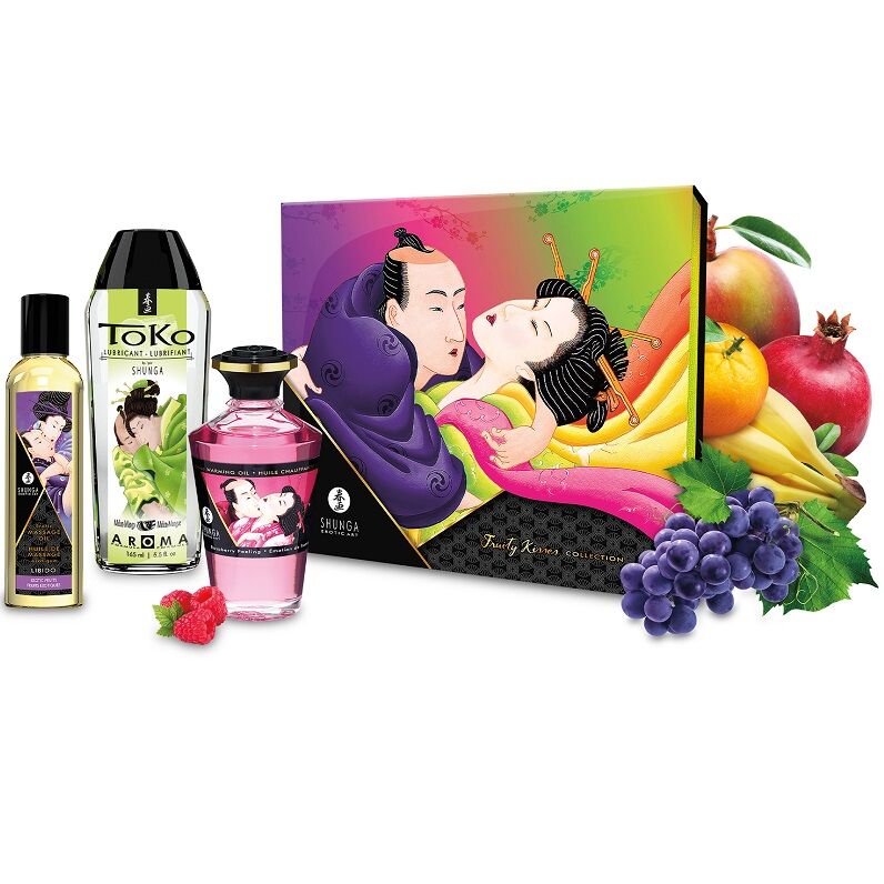 Shunga Fruity Kisses Collection - Kit de Masaje