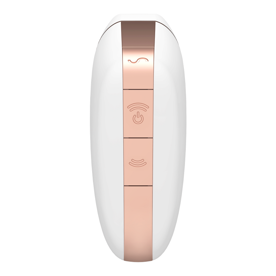 Satisfyer Love Triangle Air Pulse Stimulator & Vibrator - Blanco
