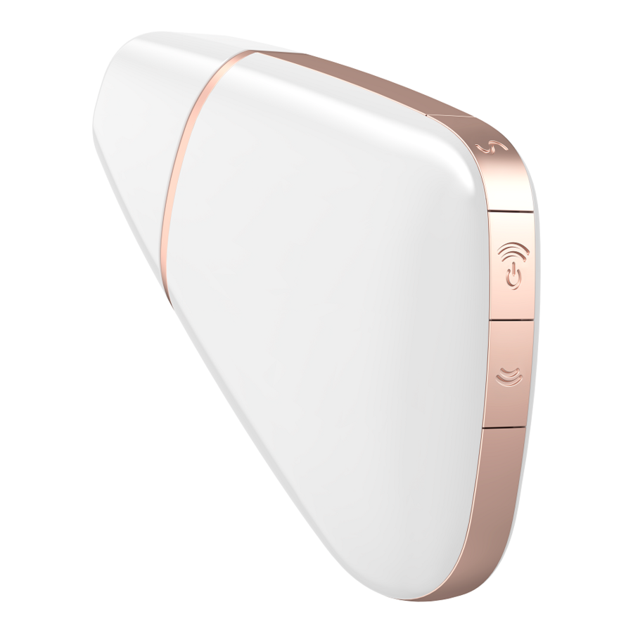 Satisfyer Love Triangle Air Pulse Stimulator & Vibrator - Blanco