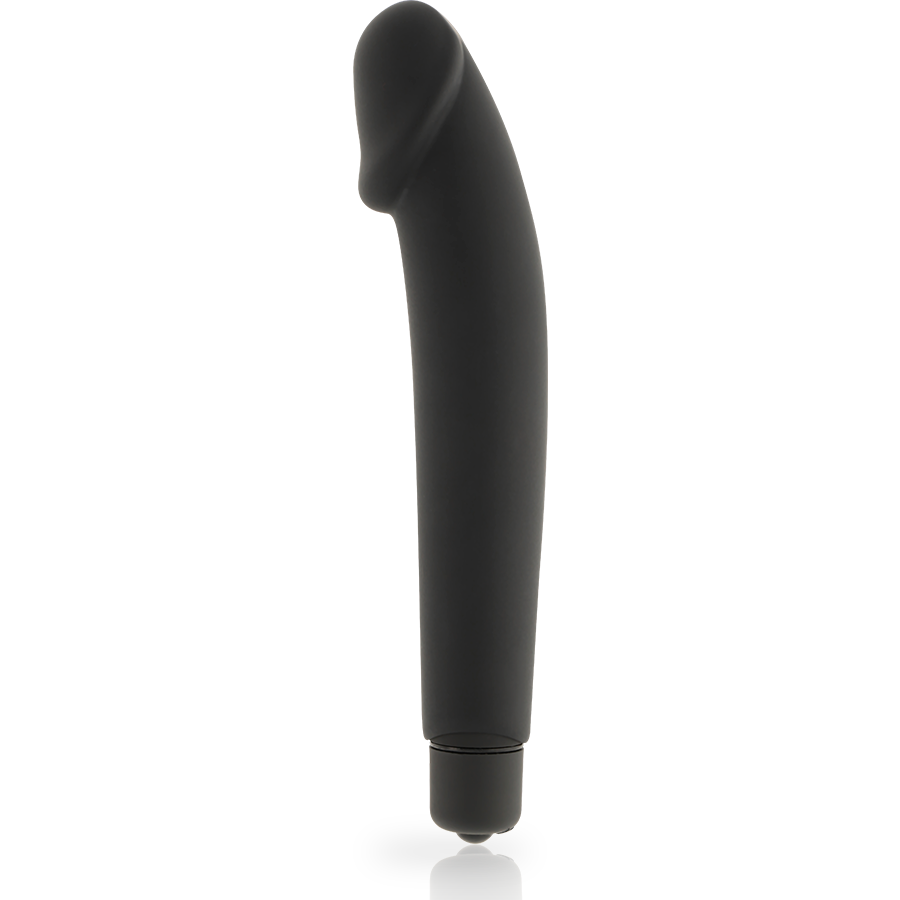 Dolce Vita Realistic Vibrador de Silicona Negro