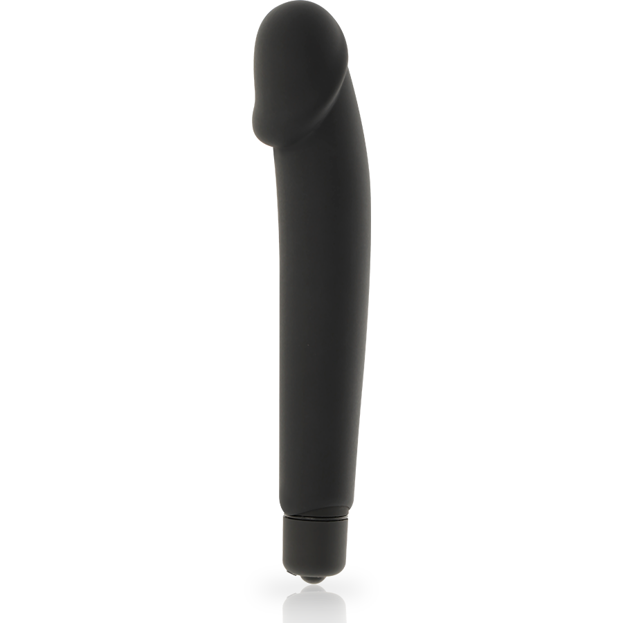 Dolce Vita Realistic Vibrador de Silicona Negro