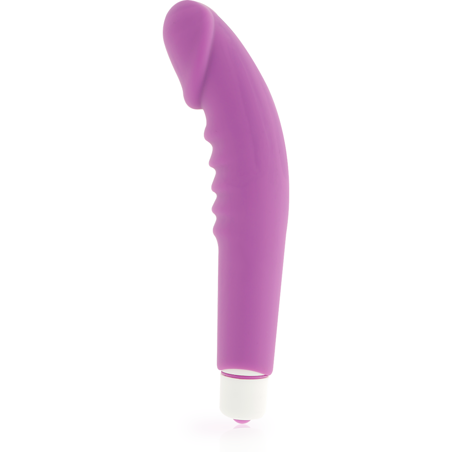 Dolce Vita Realistic Pleasure Vibrador de Silicona Lila